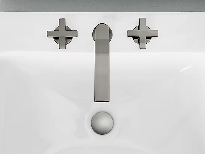 Widespread bathroom sink faucet with cross handles-0-large
